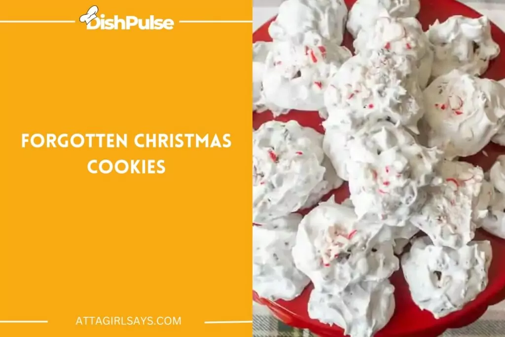 Forgotten Christmas Cookies