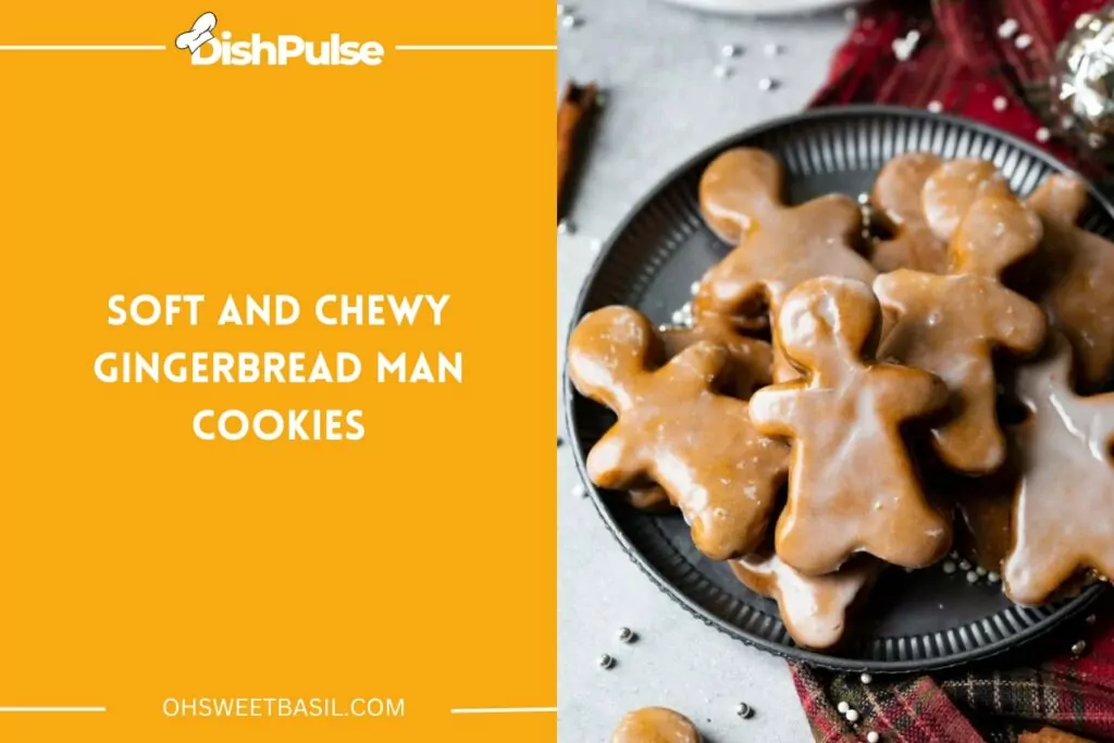 Soft And Chewy Gingerbread Man Cookies