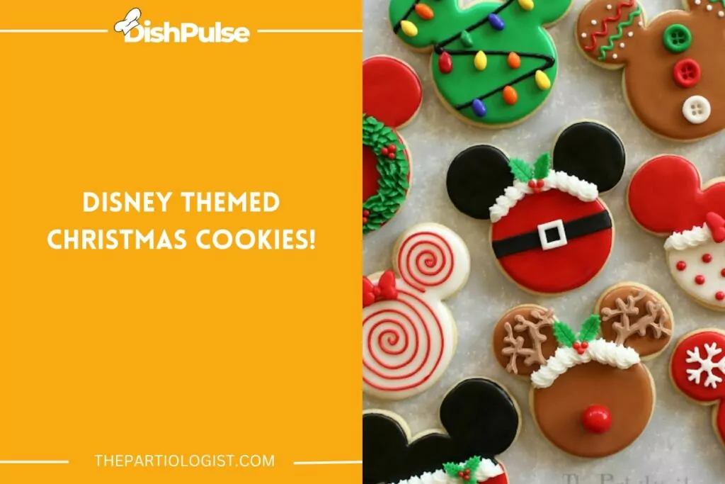 Disney Themed Christmas Cookies!
