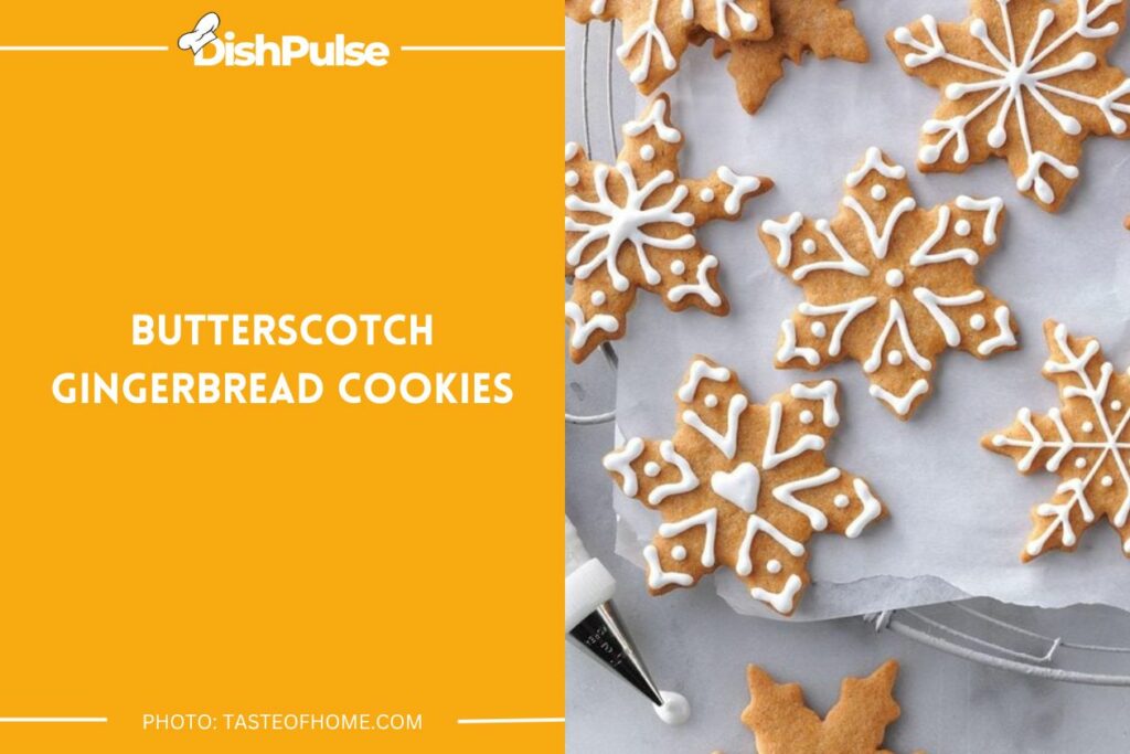 Butterscotch Gingerbread Cookie