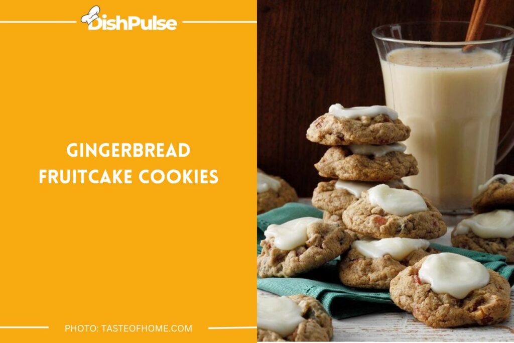 Gingerbread Fruitcake Cookies