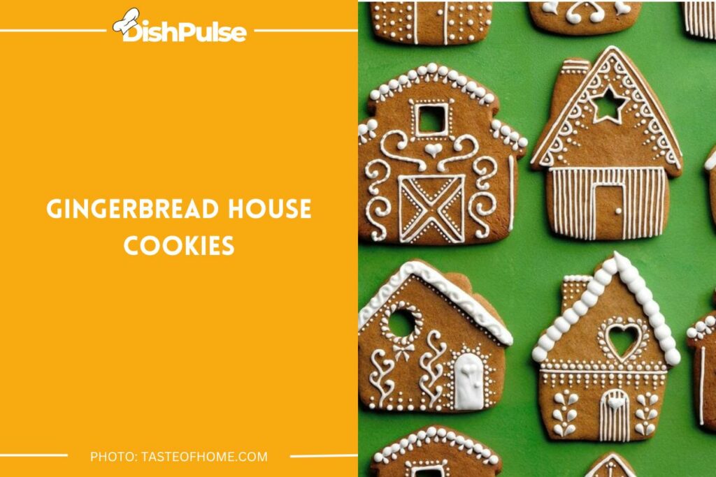 Gingerbread House Cookies