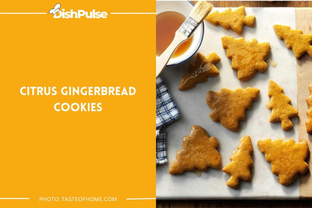 Citrus Gingerbread Cookies