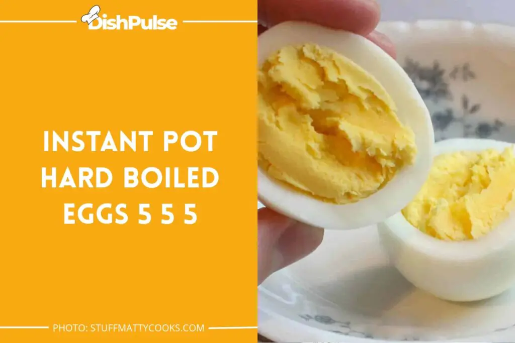 Instant Pot Hard Boiled Eggs 5-5-5