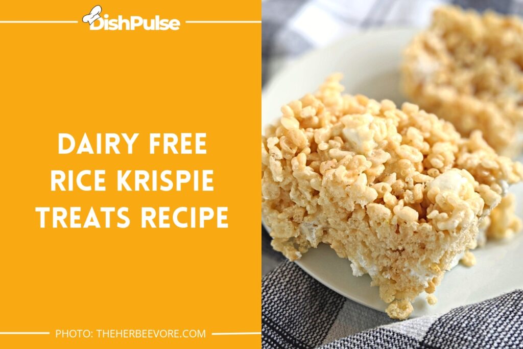 Dairy-Free Rice Krispie Treats Recipe