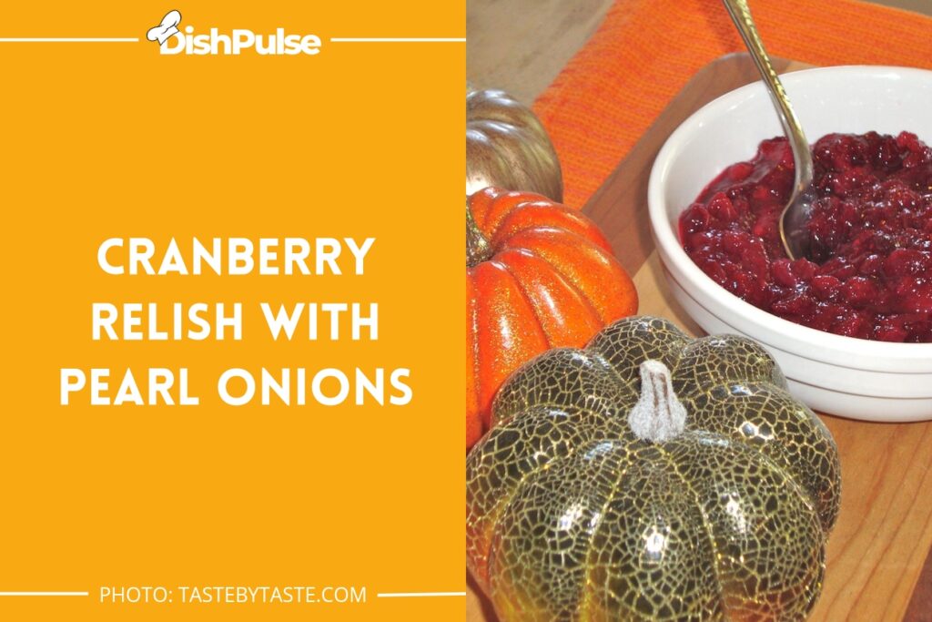 Cranberry Relish with Pearl Onions