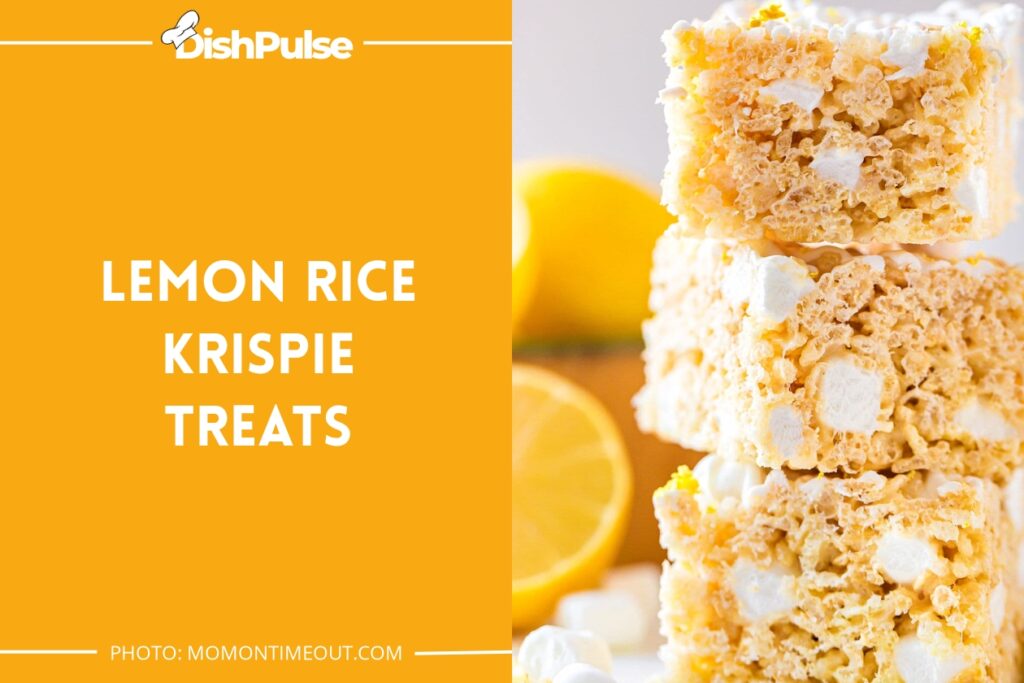 Lemon Rice Krispie Treats