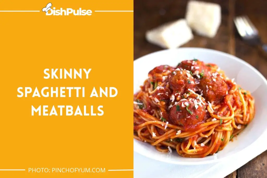 Skinny Spaghetti and Meatballs