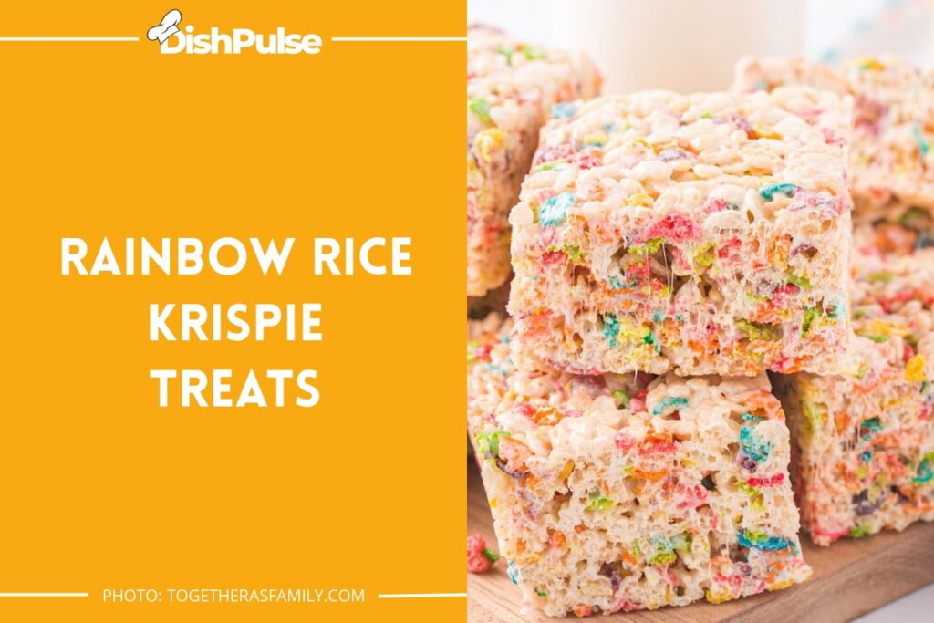 Rainbow Rice Krispie Treats
