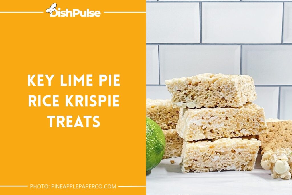 Key Lime Pie Rice Krispie Treats