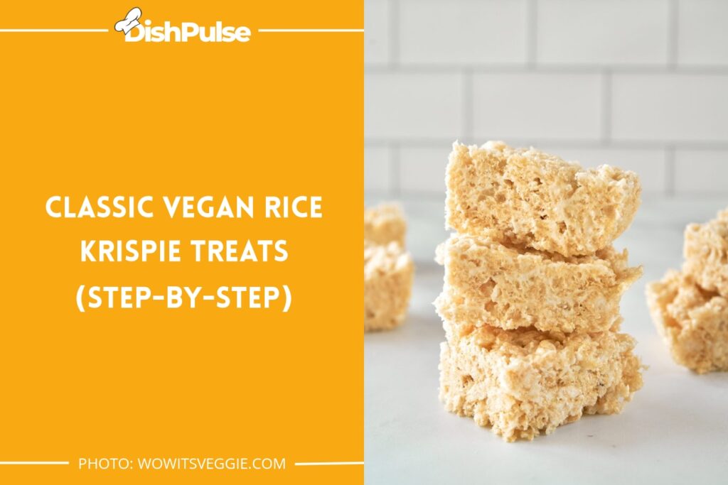 Classic Vegan Rice Krispie Treats (Step-By-Step)