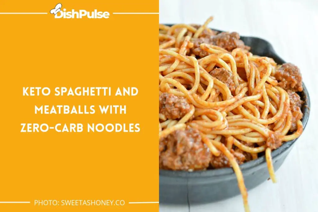 Keto Spaghetti and Meatballs with Zero-Carb Noodles