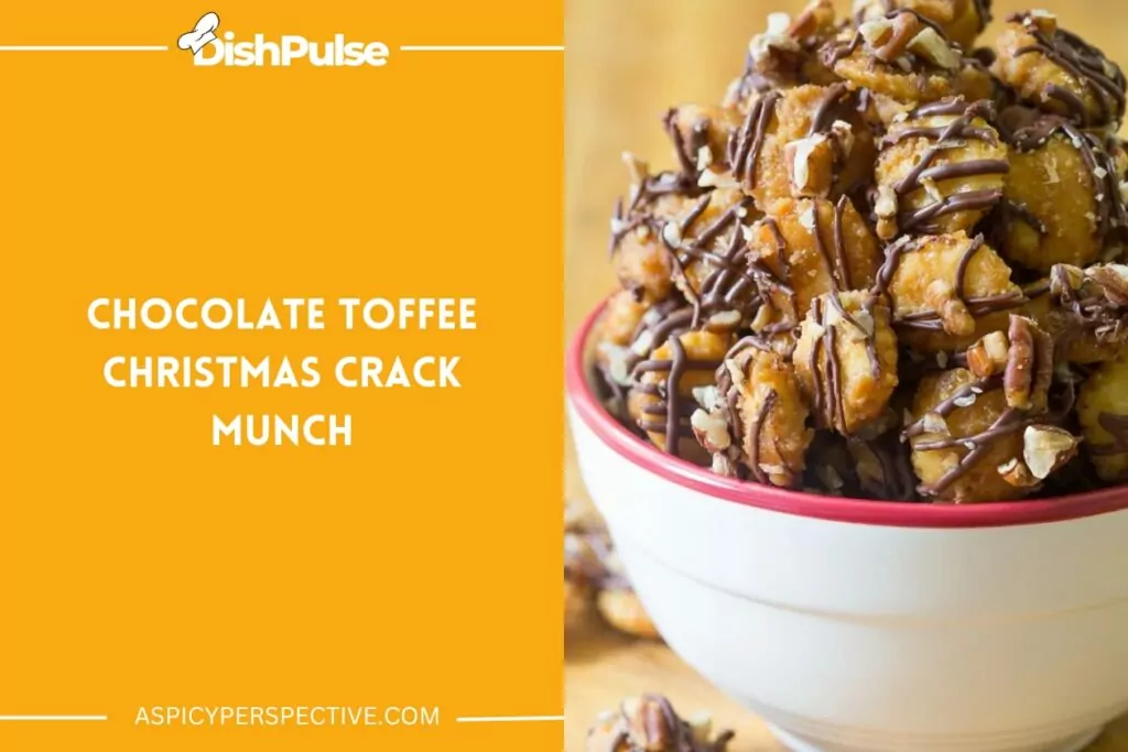 Chocolate Toffee Christmas Crack Munch