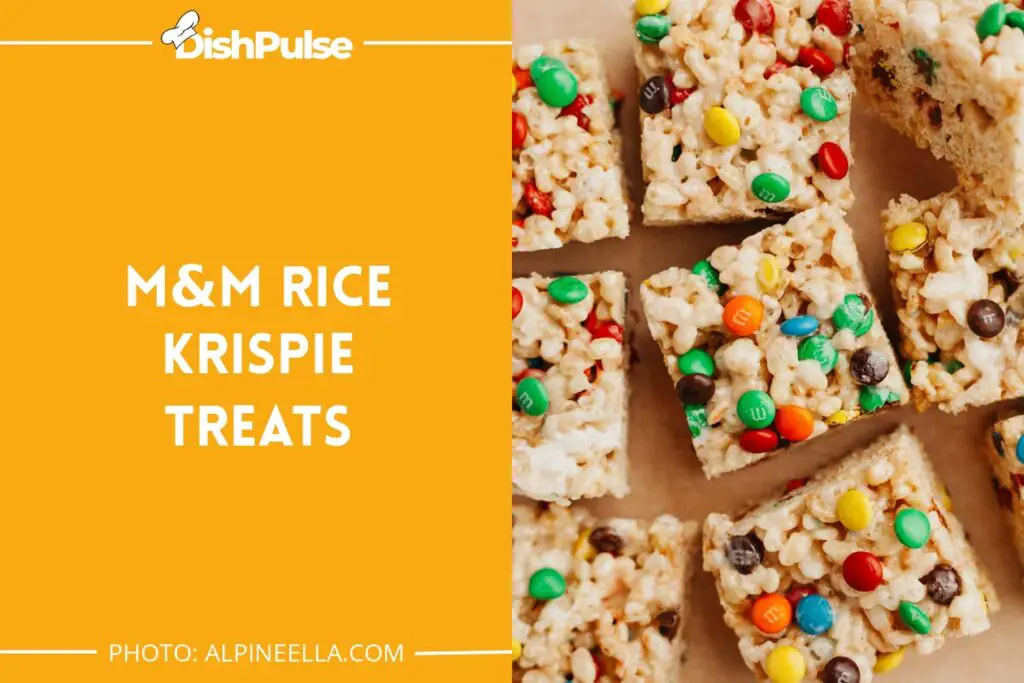M&M Rice Krispie Treats
