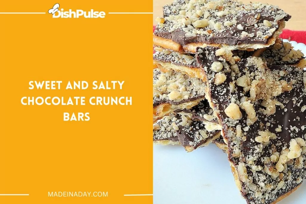 Sweet And Salty Chocolate Crunch Bars