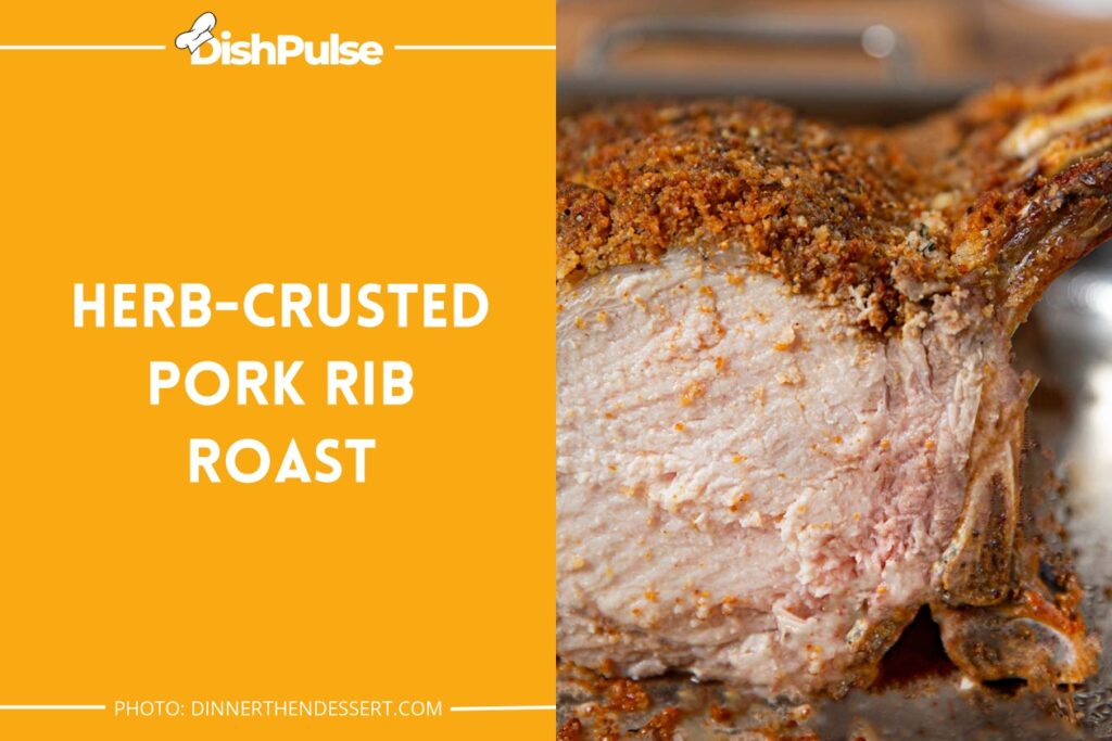 Herb-Crusted Pork Rib Roast