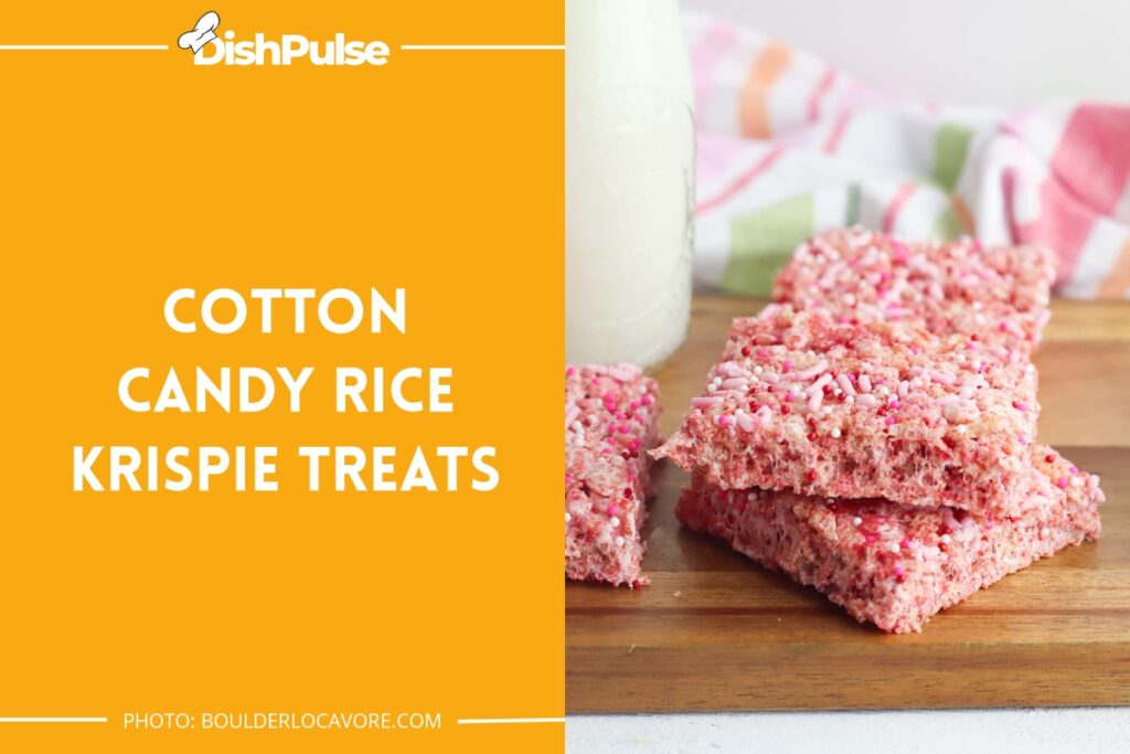 Cotton Candy Rice Krispie Treats