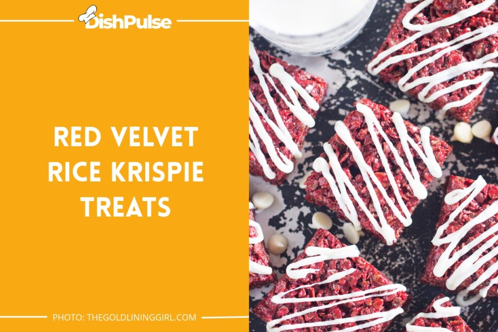 Red Velvet Rice Krispie Treats