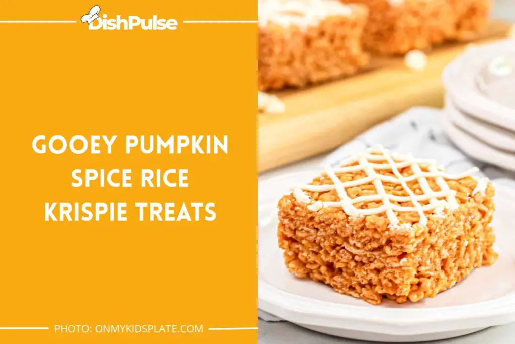 Gooey Pumpkin Spice Rice Krispie Treats