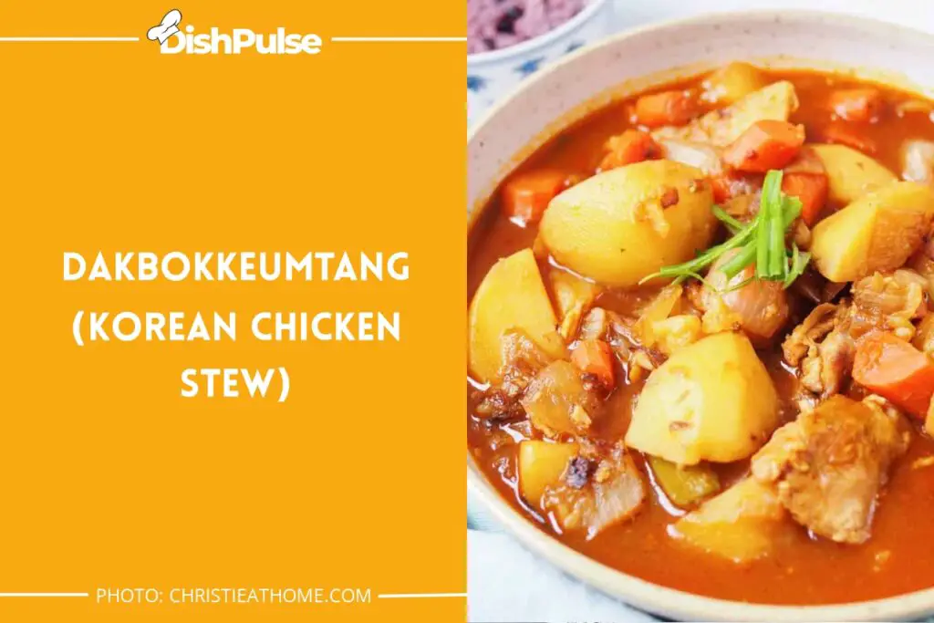 Dakbokkeumtang (Korean Chicken Stew)
