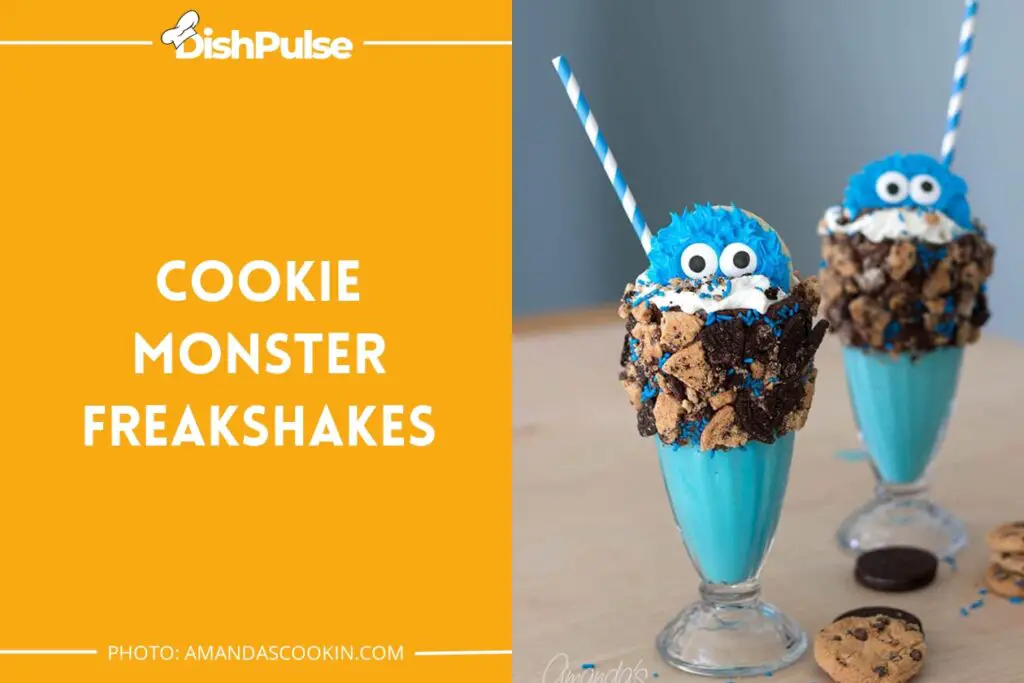 Cookie Monster Freakshakes