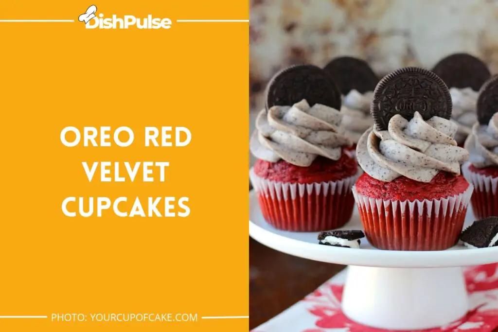 Oreo Red Velvet Cupcakes