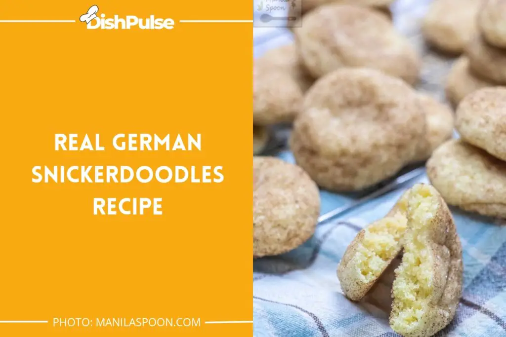 Real German Snickerdoodles Recipe