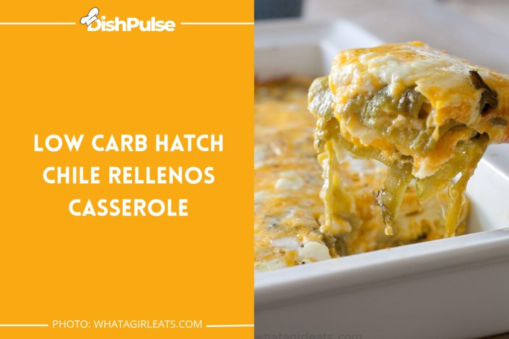 Low Carb Hatch Chile Rellenos Casserole