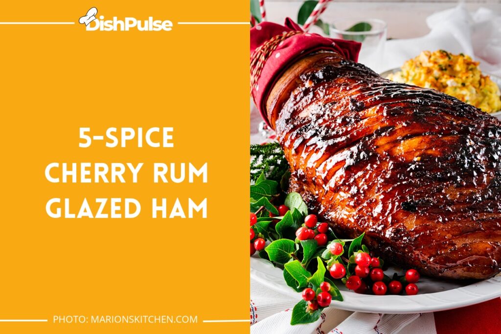 5-Spice Cherry Rum Glazed Ham