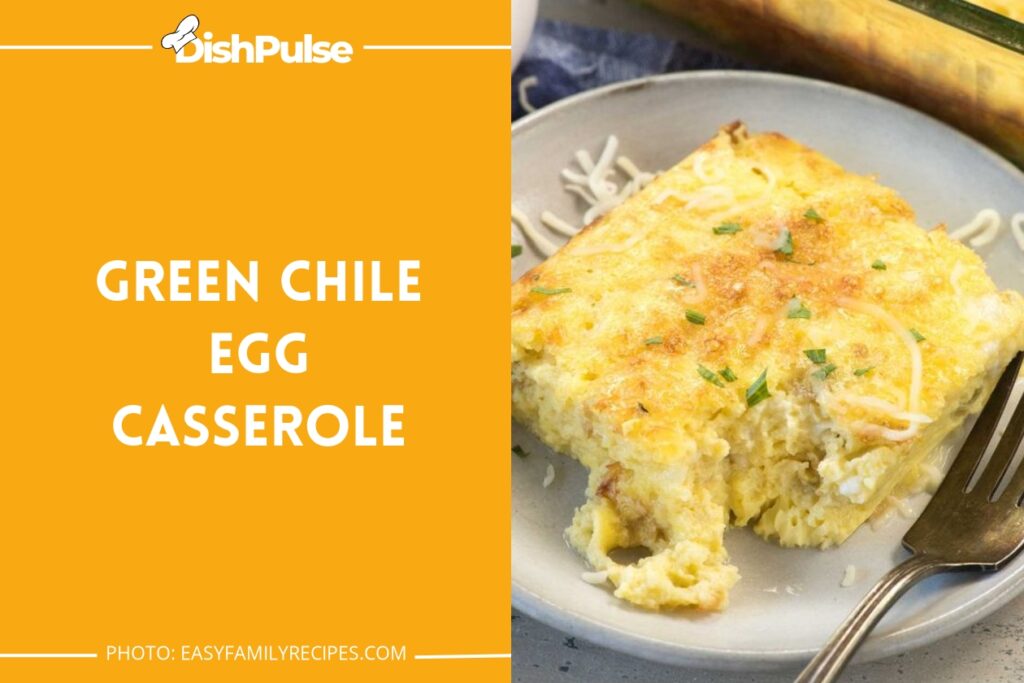 Green Chile Egg Casserole