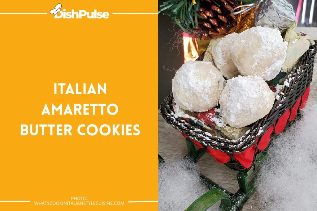 Italian Amaretto Butter Cookies