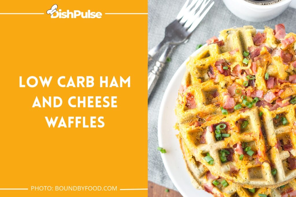 Low Carb Ham and Cheese Waffles