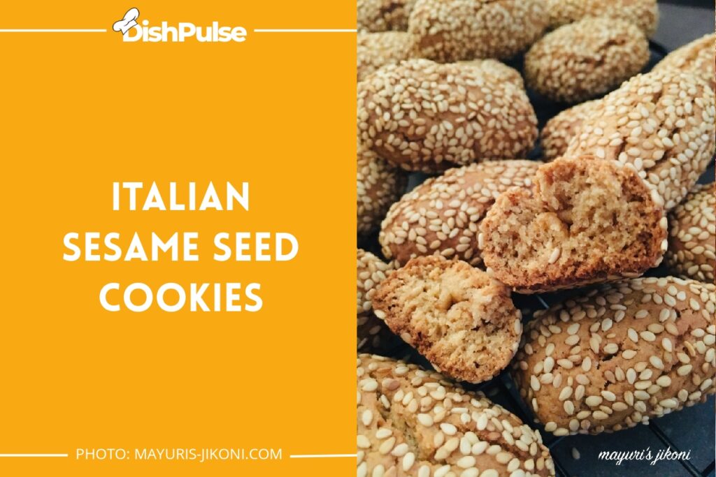 Italian Sesame Seed Cookies
