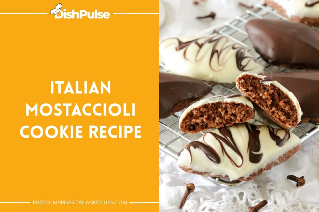 Italian Mostaccioli Cookie Recipe