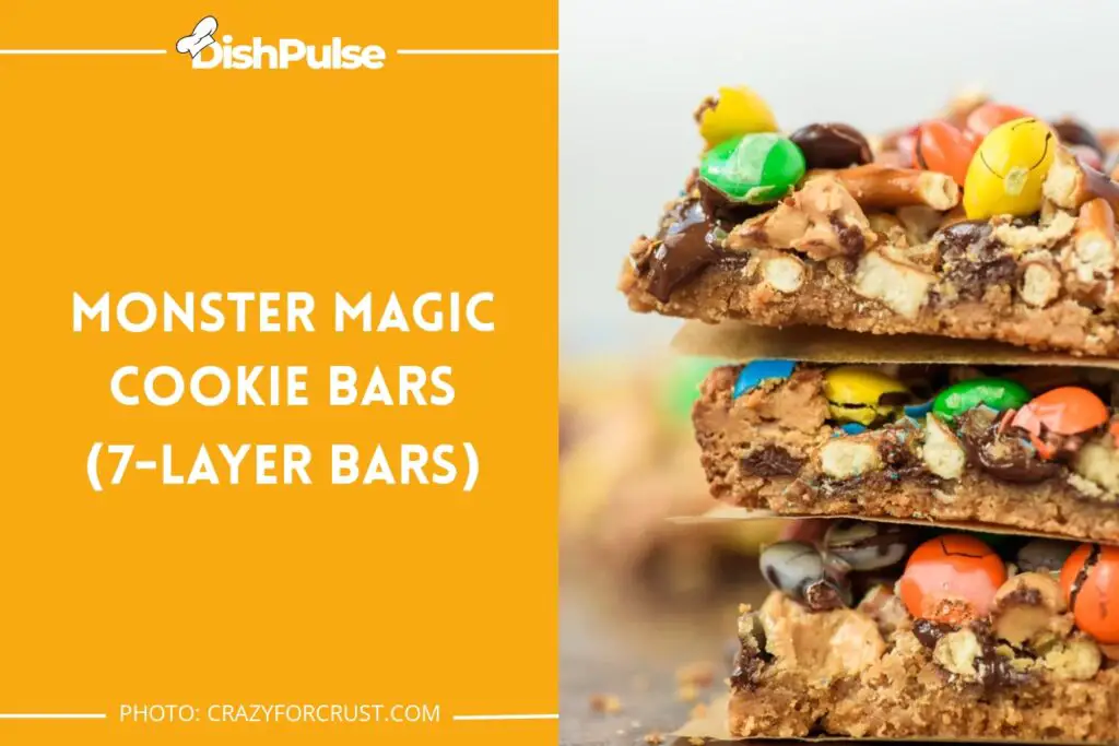 Monster Magic Cookie Bars
