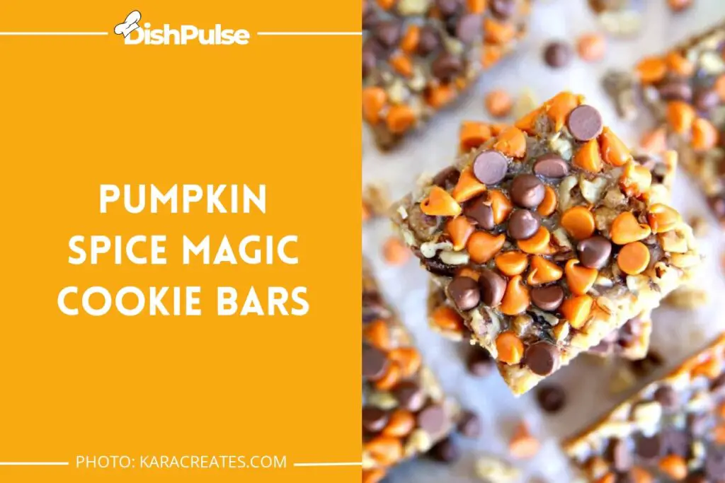 Pumpkin Spice Magic Cookie Bars