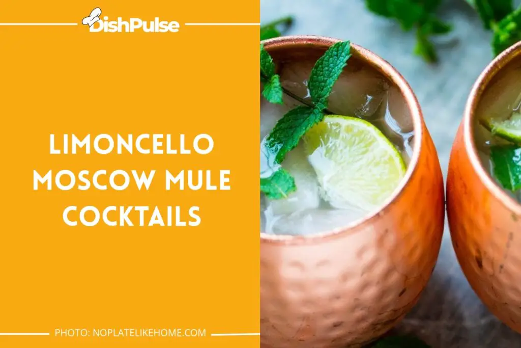 Limoncello Moscow Mule Cocktails