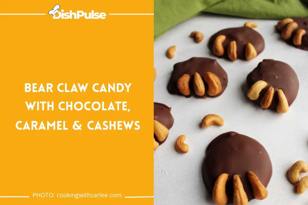 Bear Claw Candy with Chocolate, Caramel & Cashews
