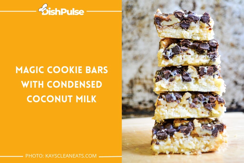 Magic Cookie Bars with Condensed Coconut Milk