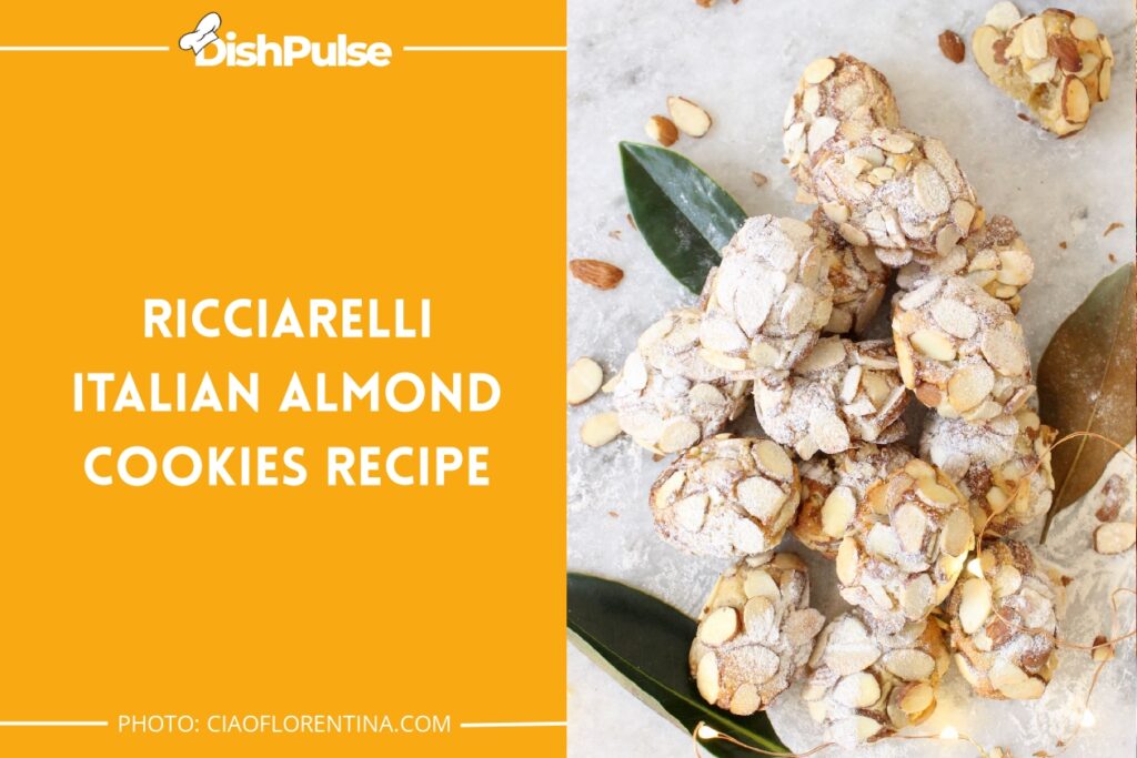 Ricciarelli Italian Almond Cookies Recipe