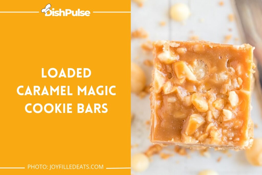 Loaded Caramel Magic Cookie Bars