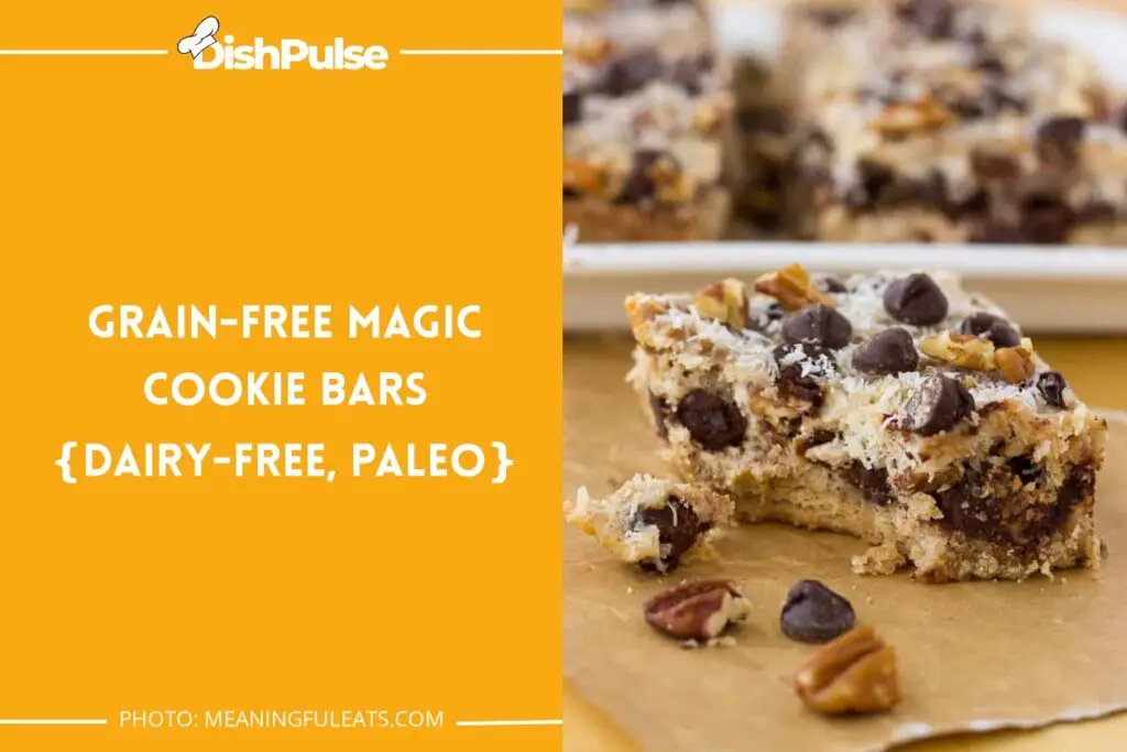 Grain-Free Magic Cookie Bars {Dairy-Free, Paleo}