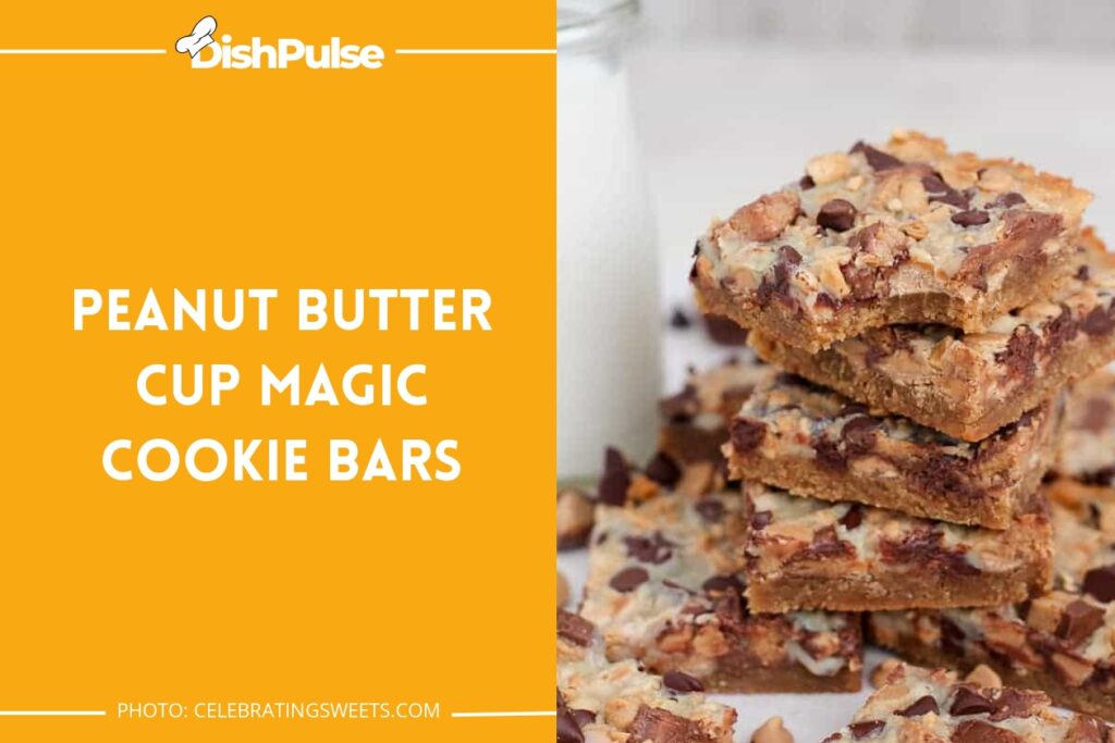 Peanut Butter Cup Magic Cookie Bars