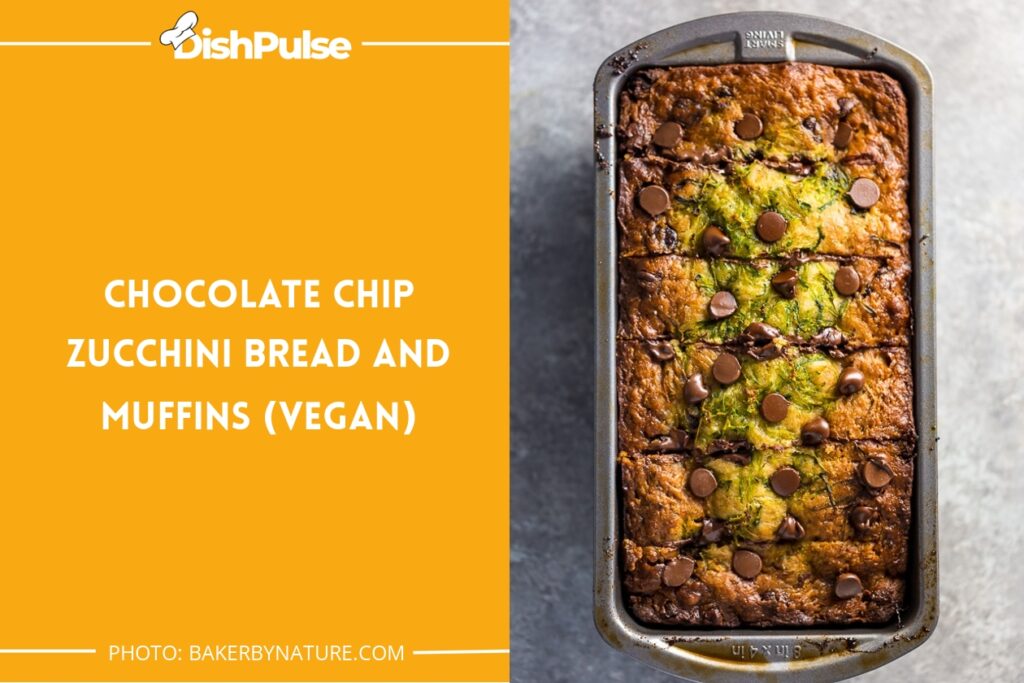 Chocolate Chip Zucchini Bread and Muffins (Vegan)