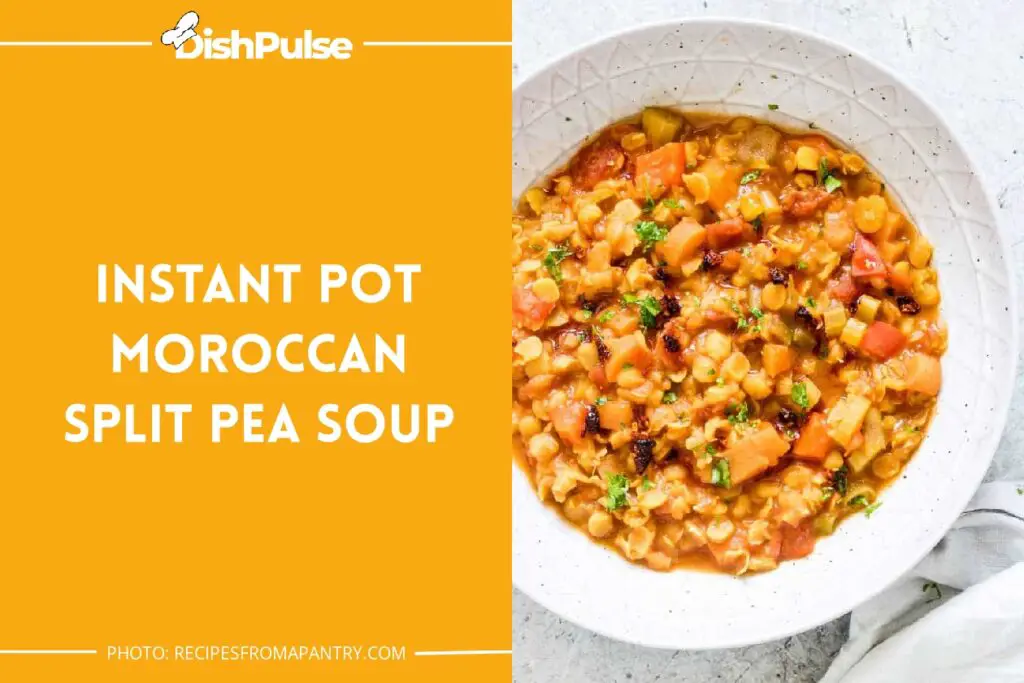 Instant Pot Moroccan Split Pea Soup