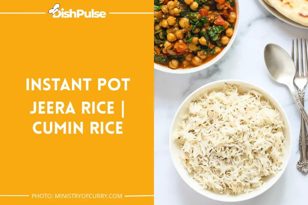 Instant Pot Jeera Rice | Cumin Rice