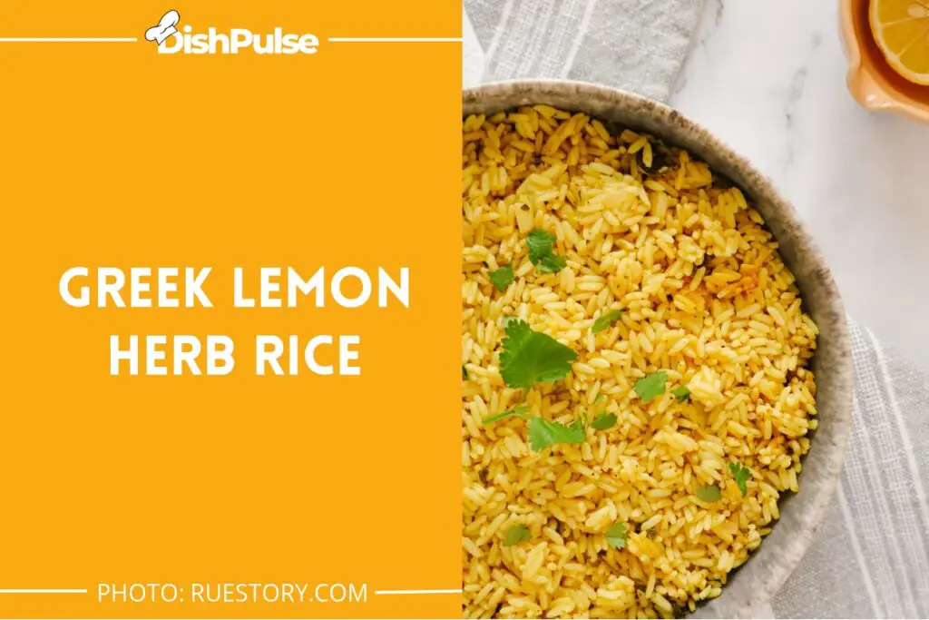 Greek Lemon Herb Rice
