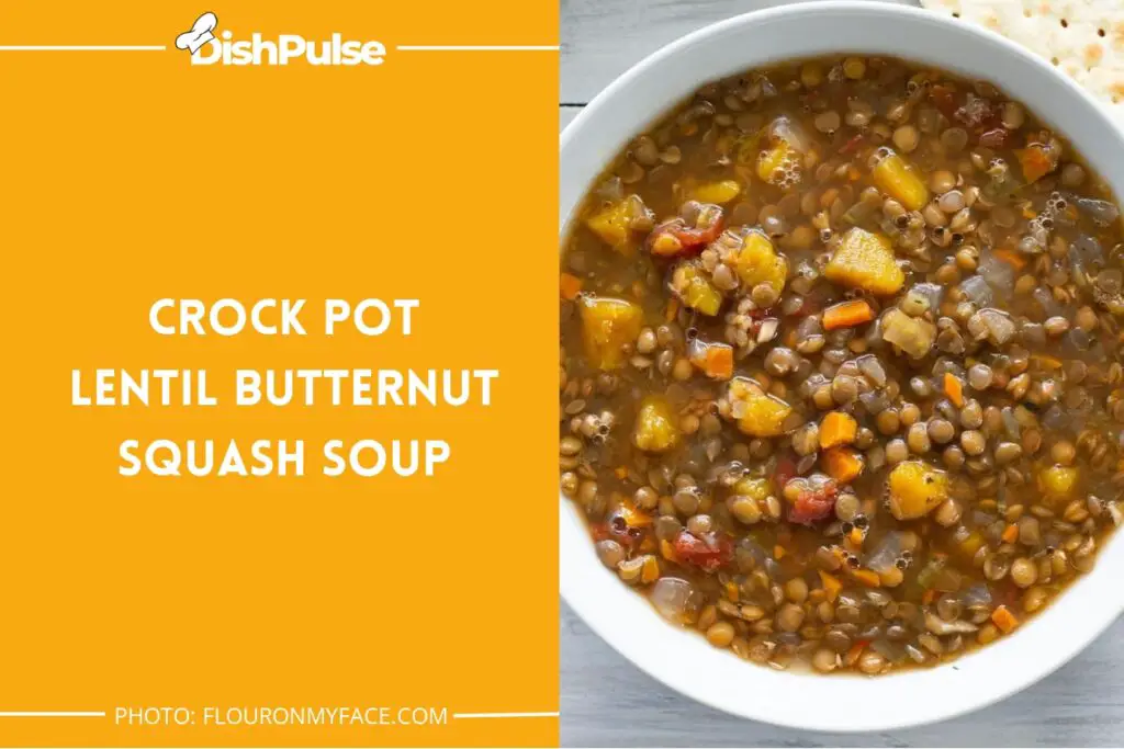 Crock Pot Lentil Butternut Squash Soup