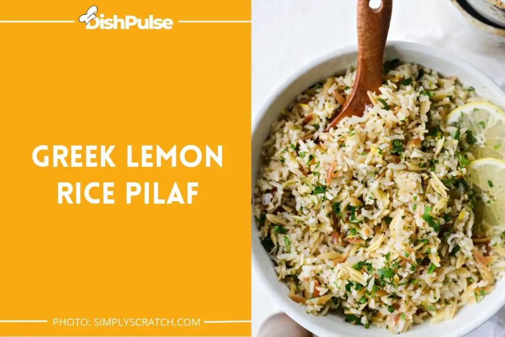Greek Lemon Rice Pilaf