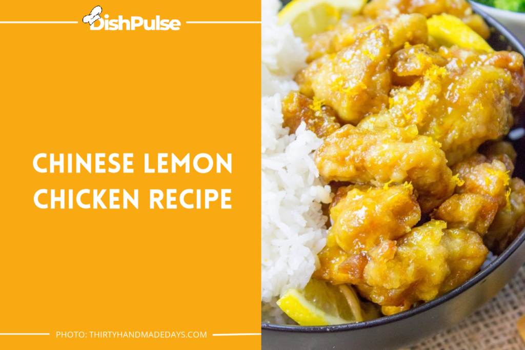Chinese Lemon Chicken Recipe
